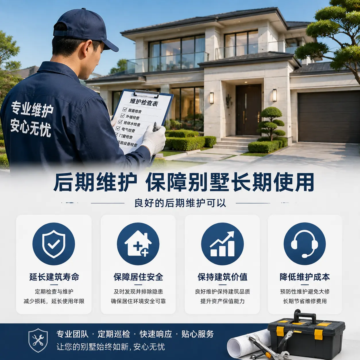 别墅建造公司推荐: 开阳 施工质量的关键要素