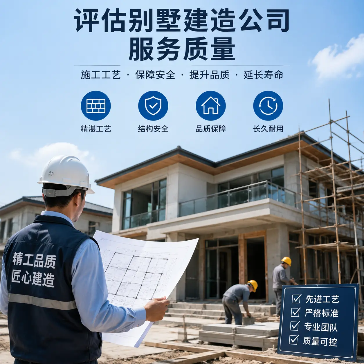 如何评估 开阳 别墅建造公司的服务质量?