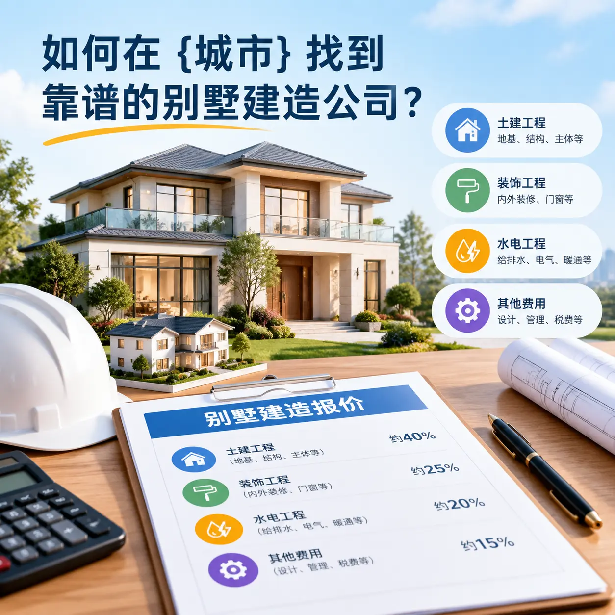 如何在 开阳 找到靠谱的别墅建造公司?
