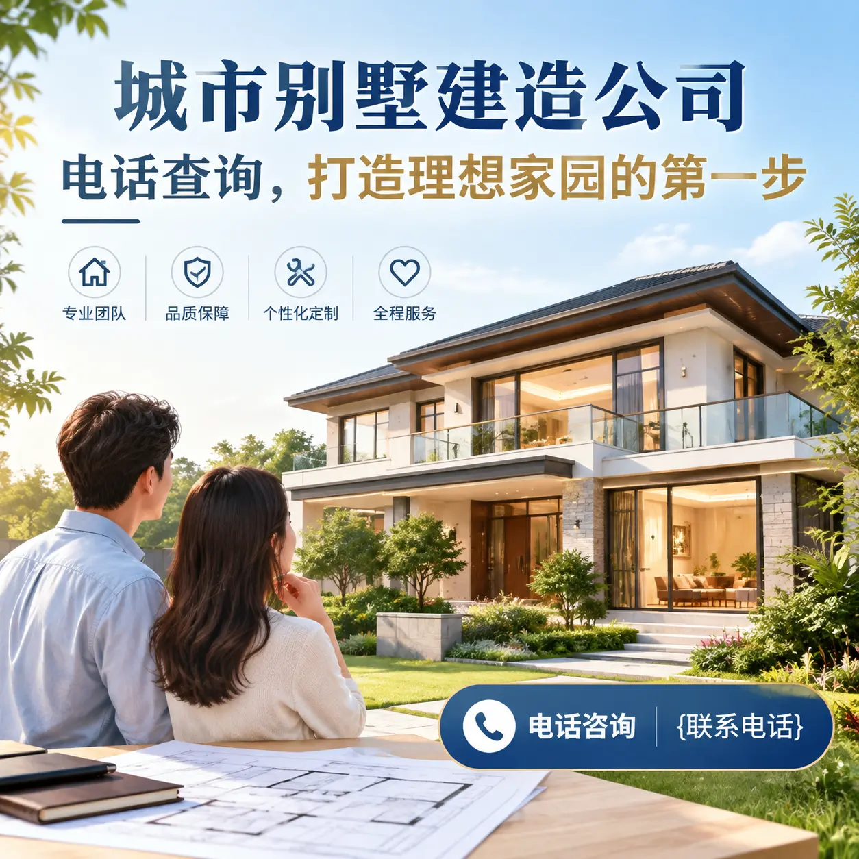 开阳别墅建造公司电话查询,打造理想家园的第一步