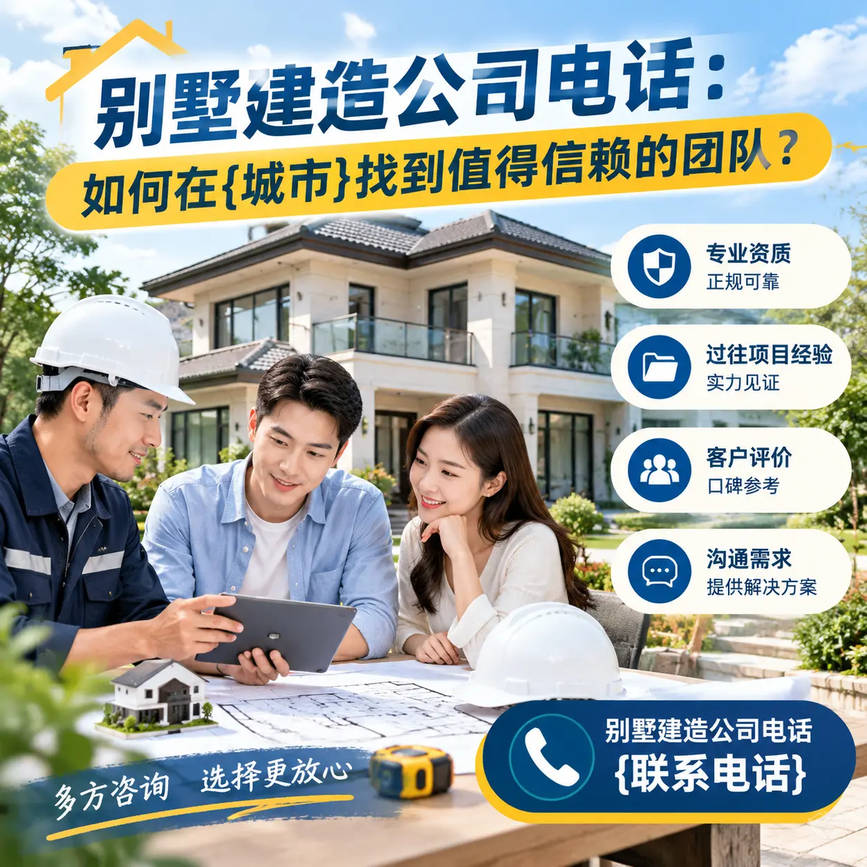 别墅建造公司电话:如何在开阳找到值得信赖的团队?