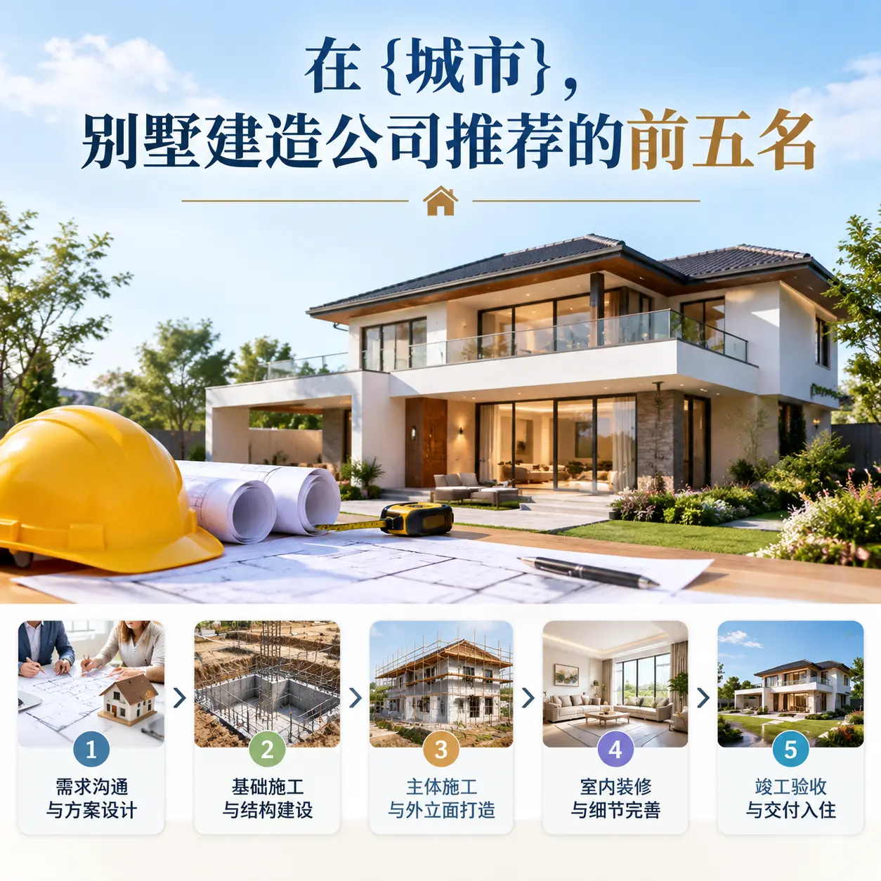 在 开阳，别墅建造公司推荐的前五名