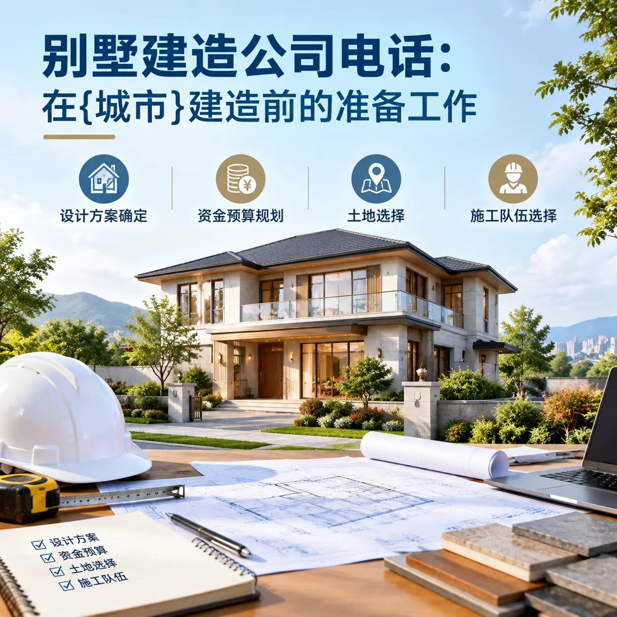 别墅建造公司电话:在开阳建造前的准备工作