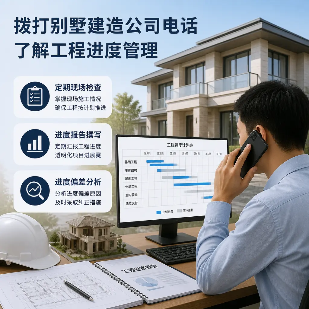 拨打开阳别墅建造公司电话,了解工程进度管理