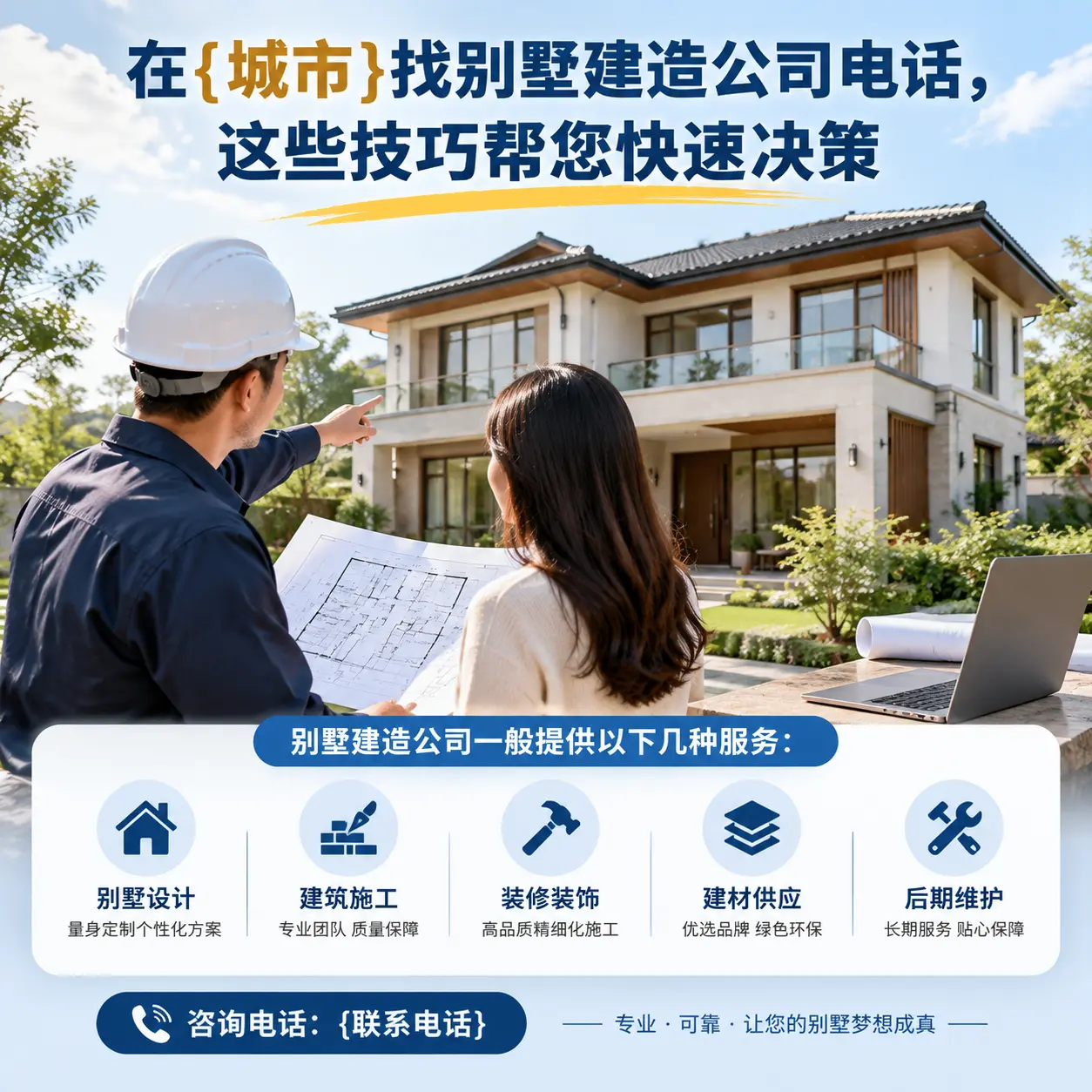在开阳找别墅建造公司电话,这些技巧帮您快速决策