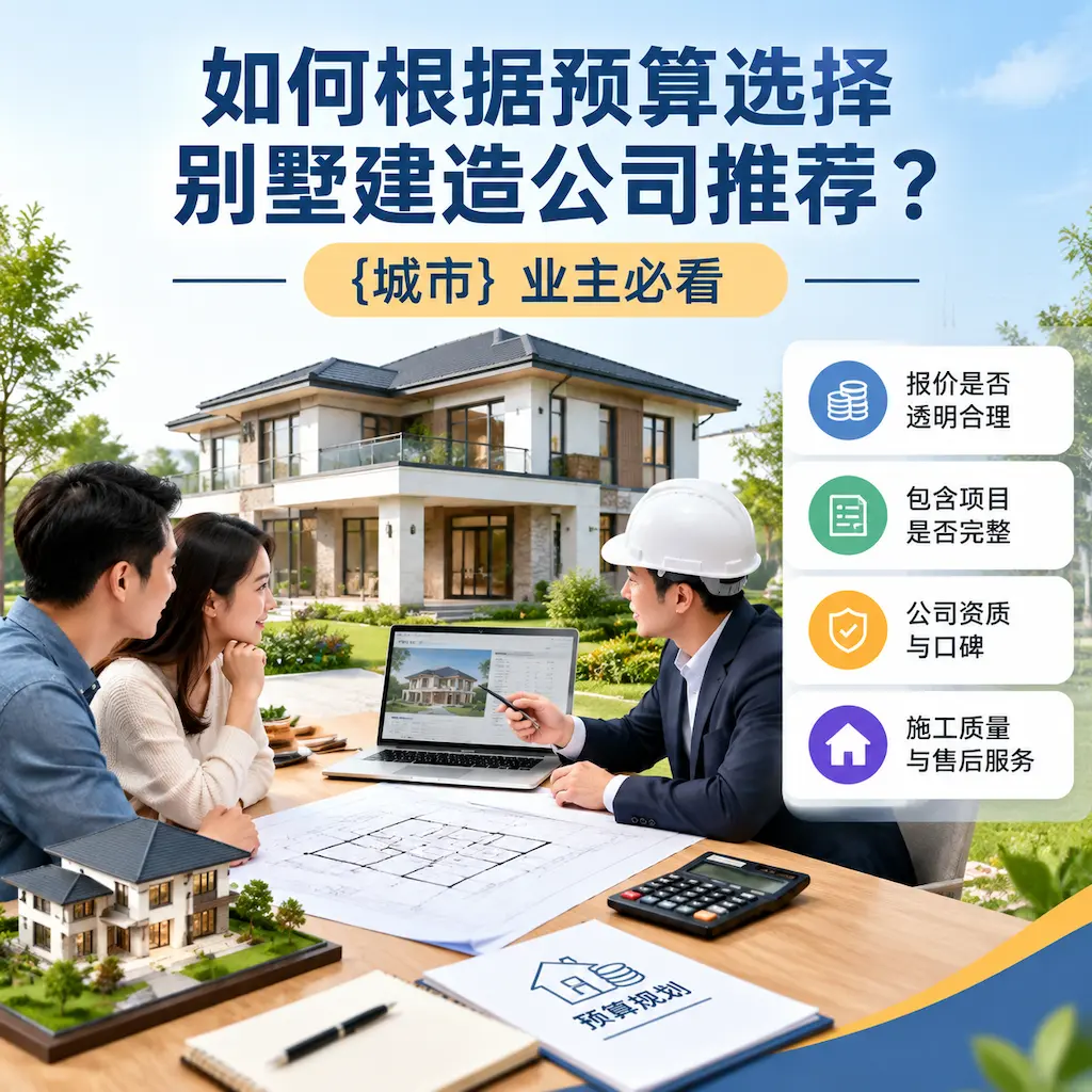 如何根据预算选择别墅建造公司推荐? 开阳 业主必看