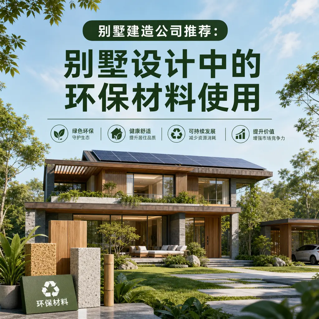别墅建造公司推荐: 开阳 别墅设计中的环保材料使用