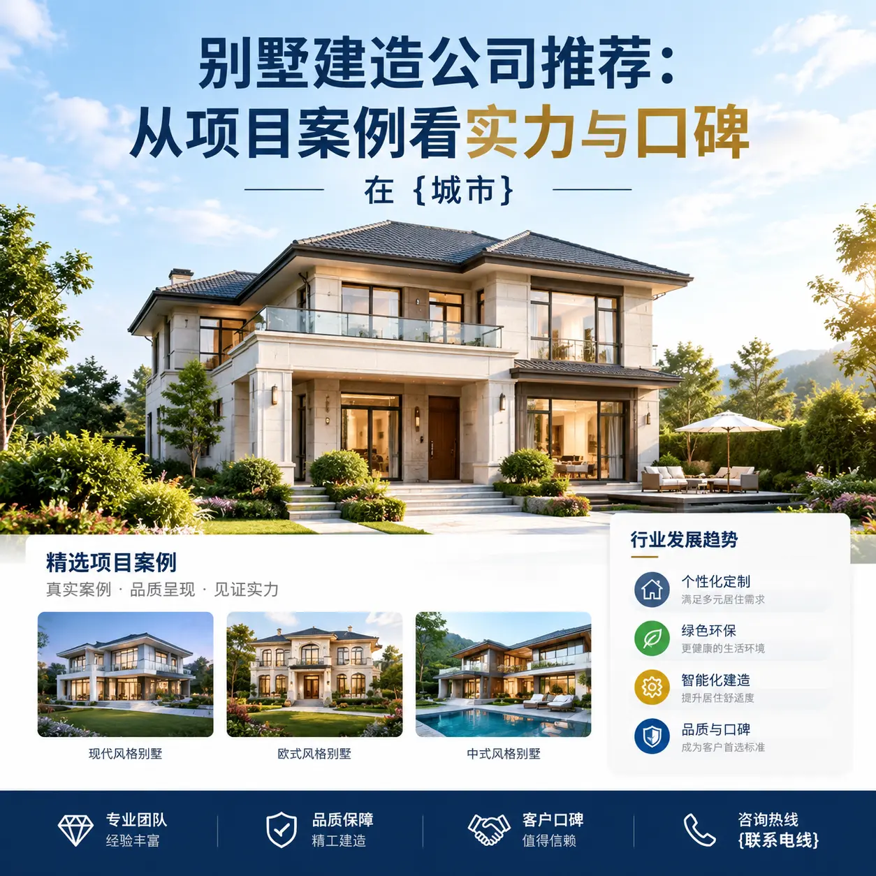 别墅建造公司推荐:从项目案例看实力与口碑在 开阳